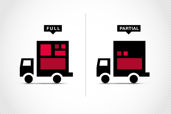 Full and Partial Truck Load options available